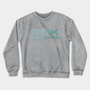 Storytime Is My Favorite (Blue Ombre) Crewneck Sweatshirt